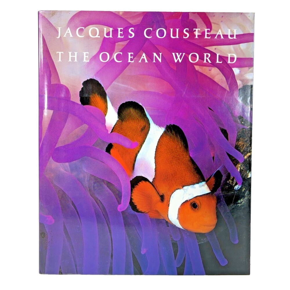 Jacques Cousteau The Ocean World by Jacques-Yves Cousteau 1985 Hardback